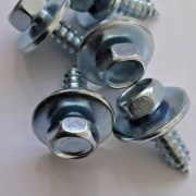 14-X-3463-x19-HEX-HEAD-ACME-SEM-SCREW-WITH-CAPTIVE-WASHER-QTY100-BZP-CR3-293638627330